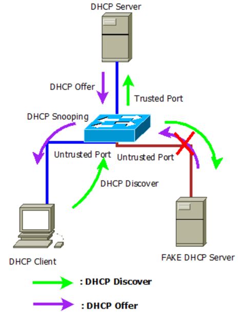dhcp snooping trusted port